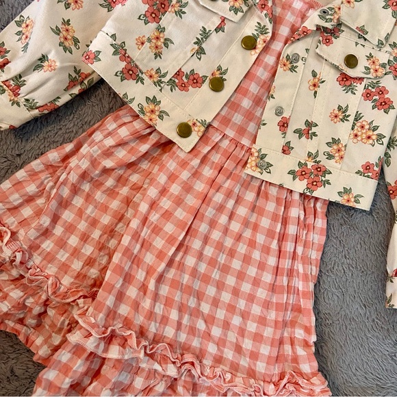 Fall Country Style Toddler Girl Outfit - Picture 2 of 4